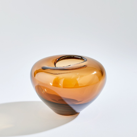 VASE DARK AMBER SMALL