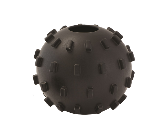 VASE MATTE BLACK BALL LARGE