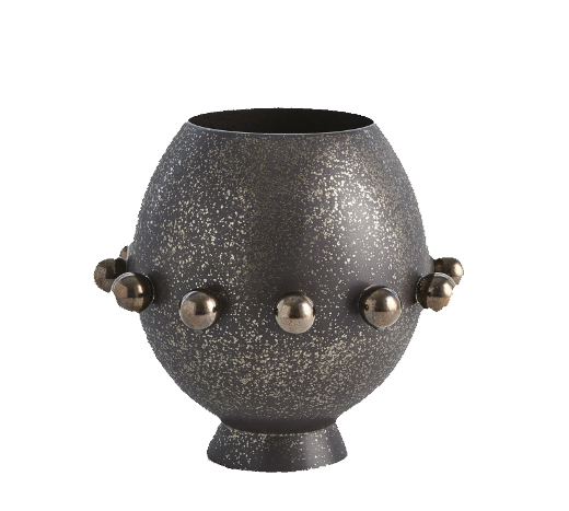 VASE SPHERE BRONZE