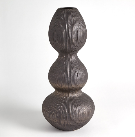 VASE BRONZE TORCH (Available in 2 Sizes)