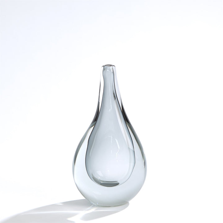 VASE STRETCHED NECK GREY