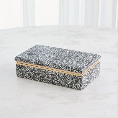 BOX BLACK/WHITE BRASS