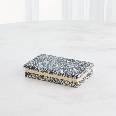BOX BLACK/WHITE BRASS