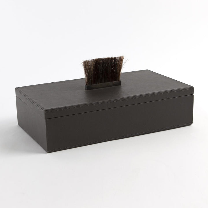 BOX GRAPHITE LEATHER HORSEHAIRE #75984
