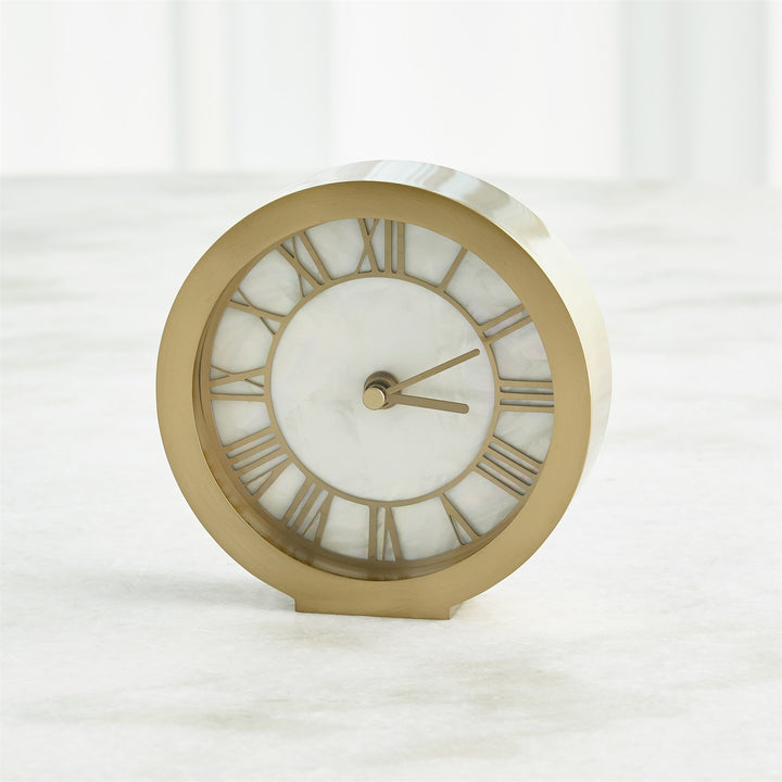 CLOCK MOP BRASS #75987