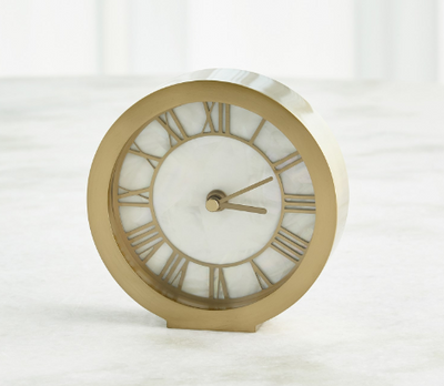 CLOCK MOP BRASS