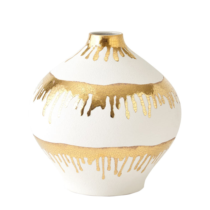 VASE GOLD DRIPS