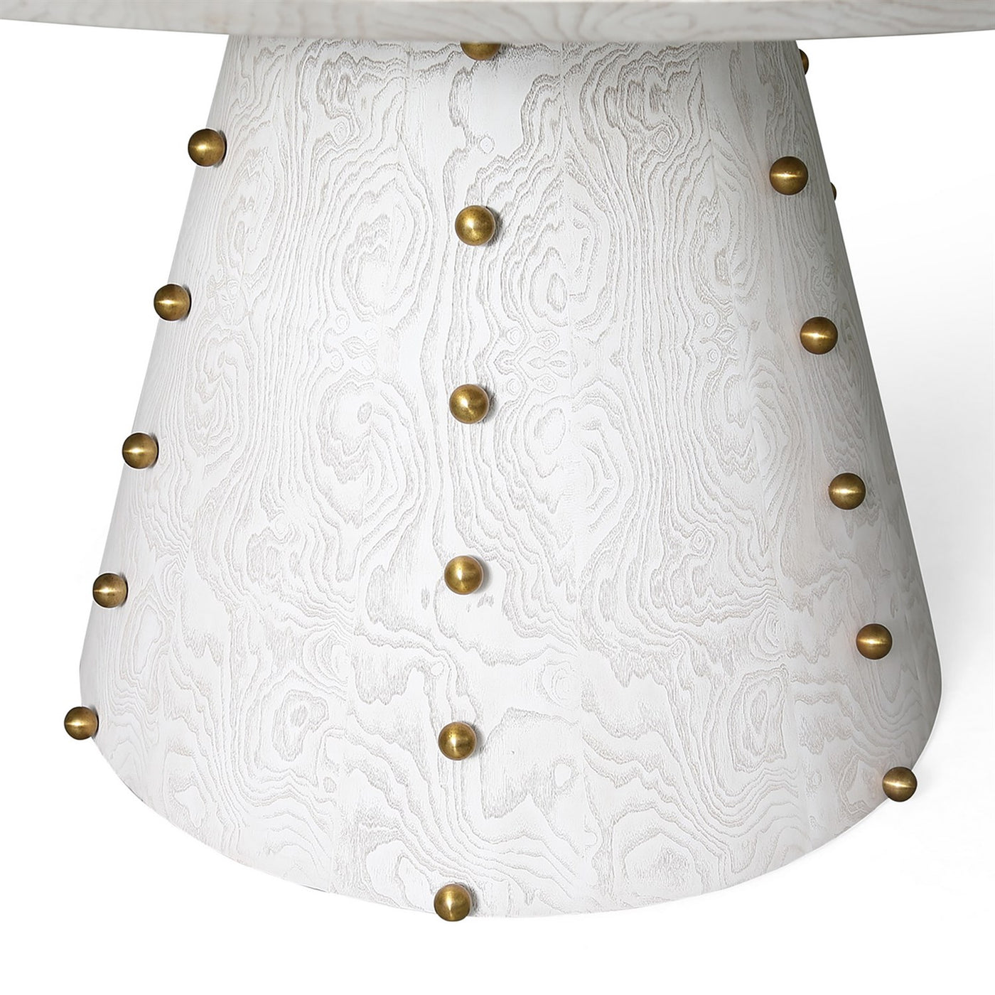 DINING TABLE WHITE BURLAP SPHERE #75998