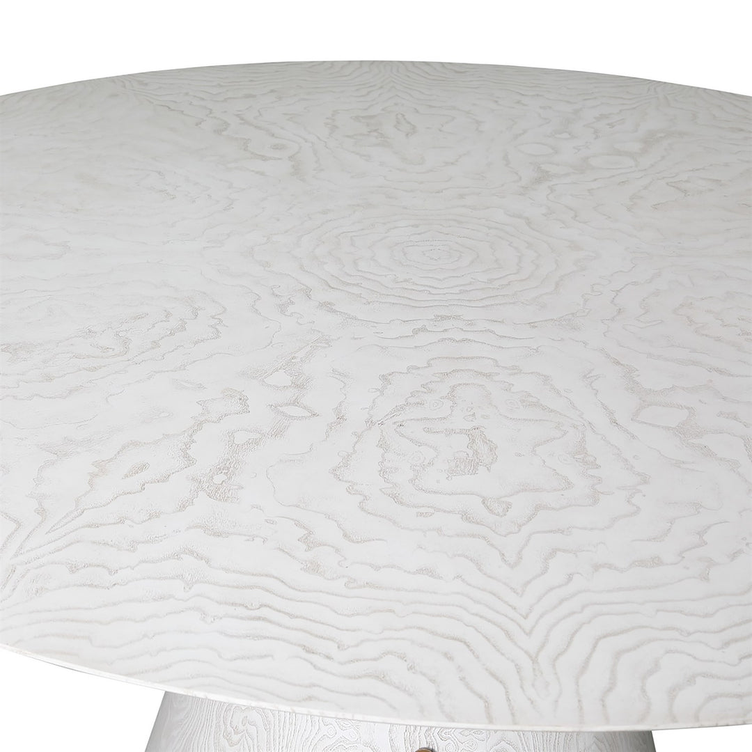 DINING TABLE WHITE BURLAP SPHERE #75998