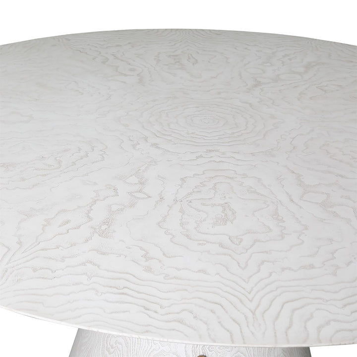 DINING TABLE WHITE BURLAP SPHERE #75998
