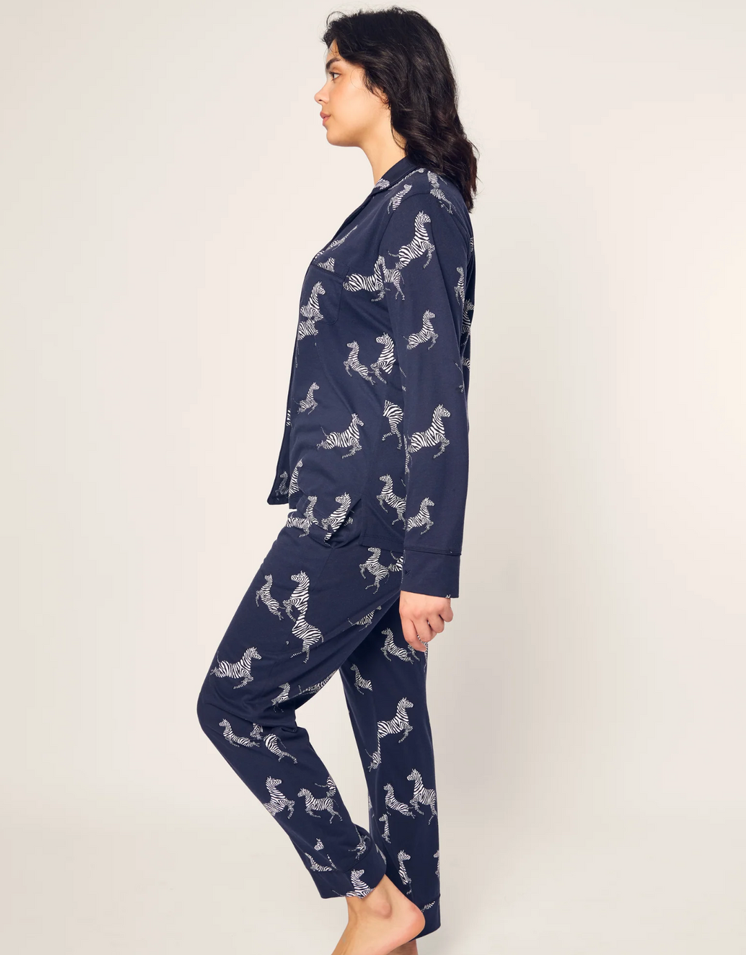PAJAMA SET LONG SLEEVE ZEBRA DE NUIT