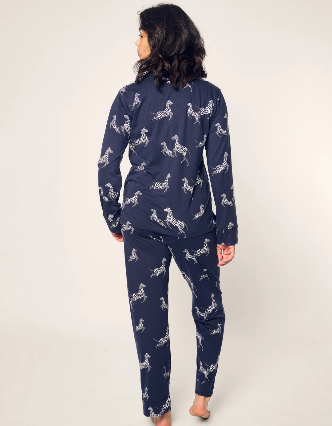 PAJAMA SET LONG SLEEVE ZEBRA DE NUIT