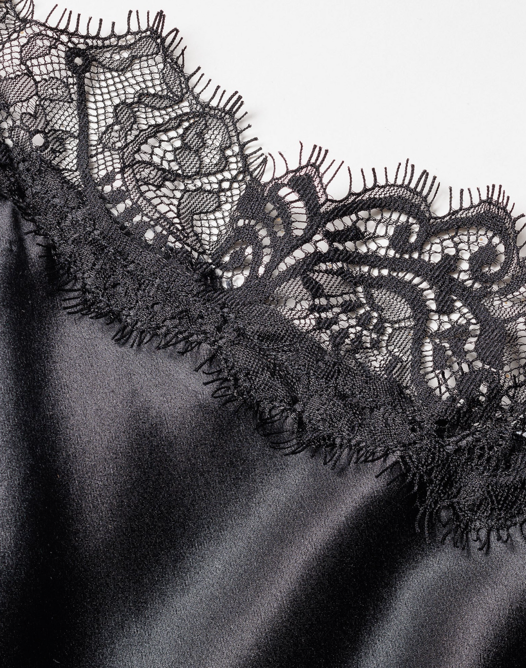 NIGHT DRESS SILK BLACK