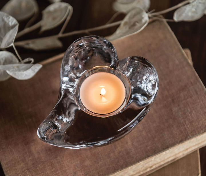 TEALIGHT TWIST HEART #76135