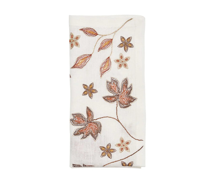 NAPKIN MAPLE HUES WHITE & MULTI #76159