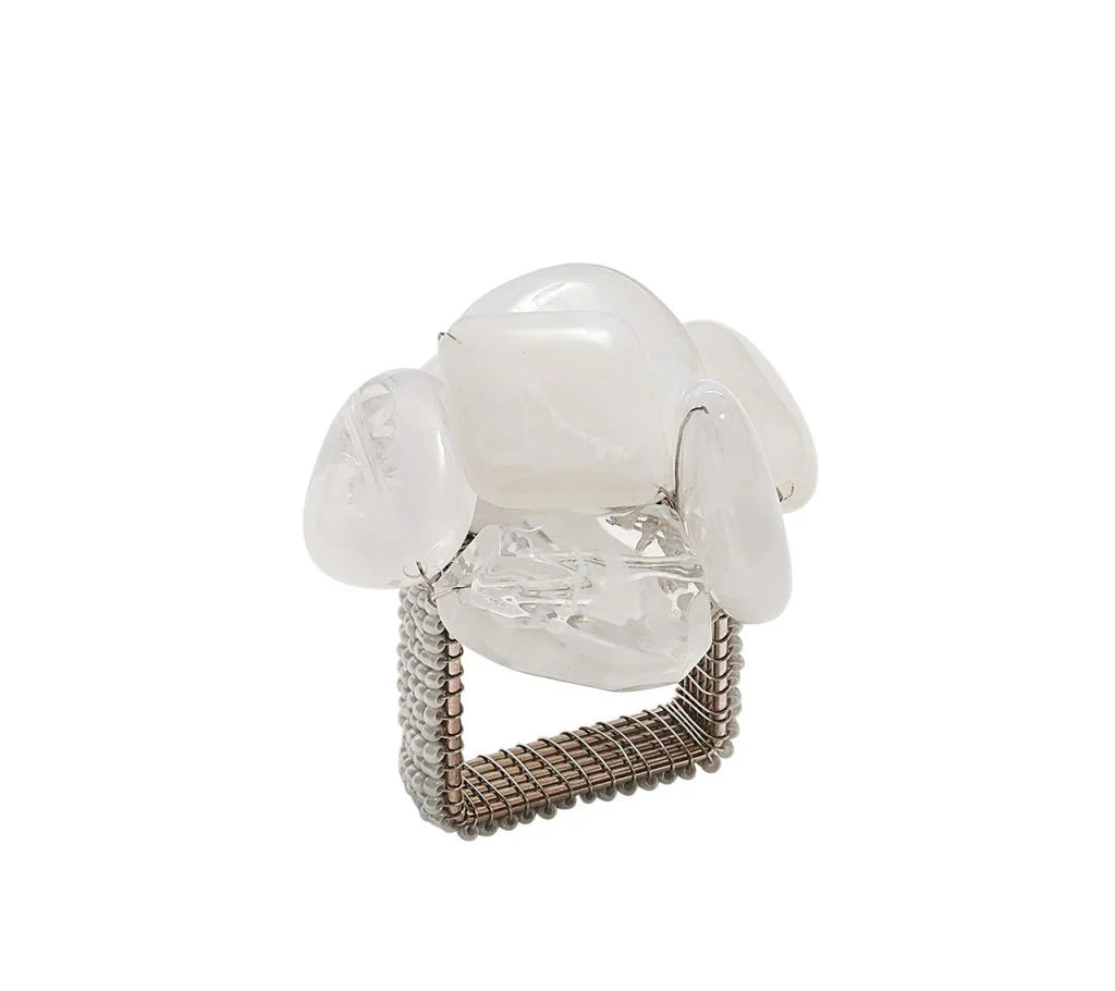 NAPKIN RING SEA STONE