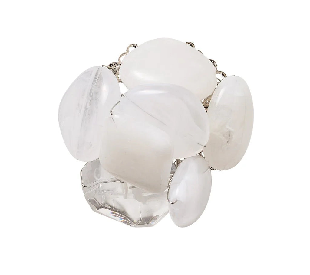 NAPKIN RING SEA STONE