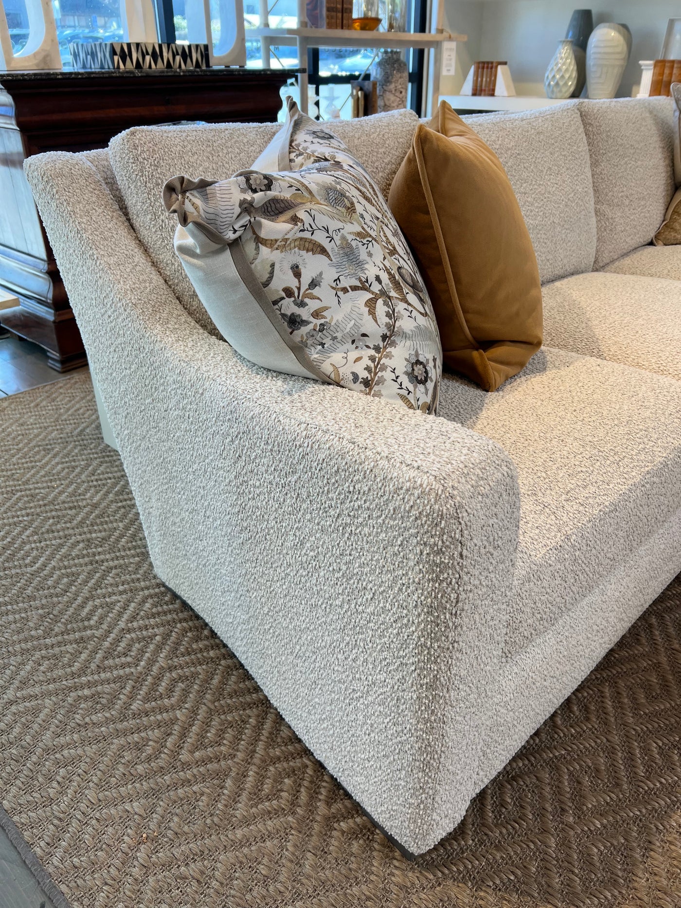 SOFA 3 OVER 3 CURVED ARMS #72486