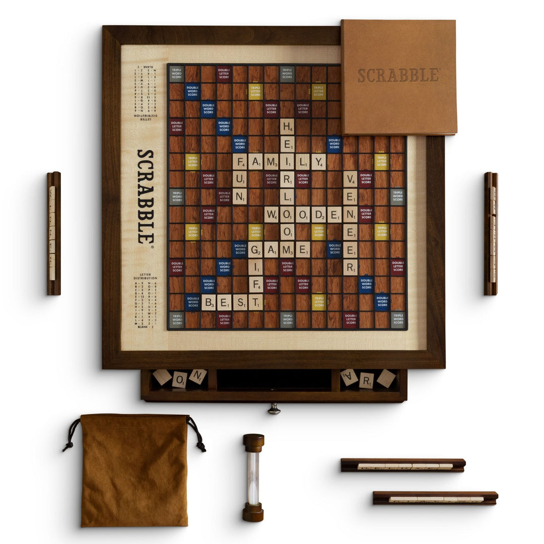 GAME SCRABBLE W/ ROTATING BOARD