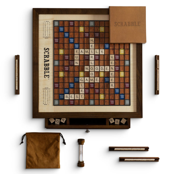 GAME SCRABBLE W/ ROTATING BOARD