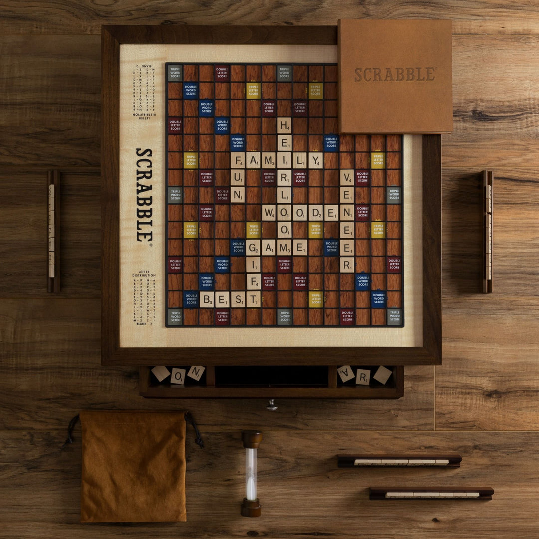 GAME SCRABBLE W/ ROTATING BOARD