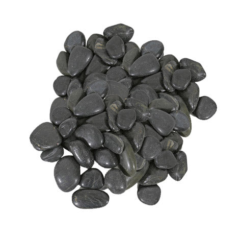 DECOR STONES BLACK POLISHED