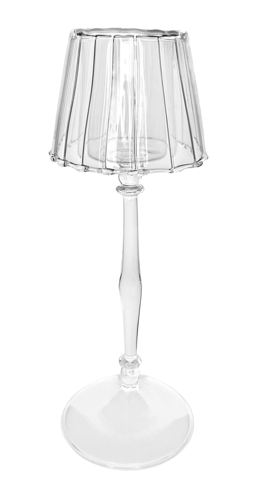 LAMP T-LIGHT HOLDER CLEAR GLASS