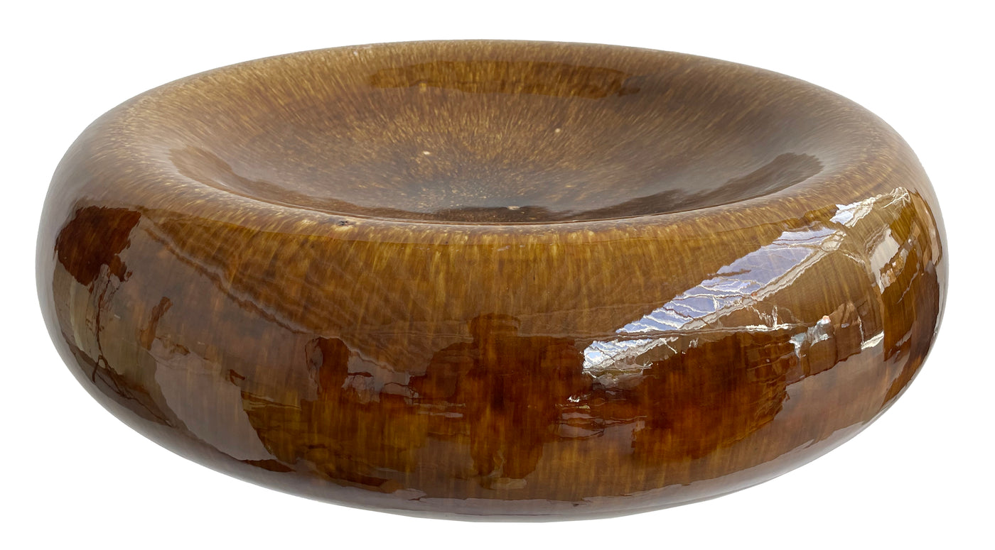 BOWL CERAMIC BROWN