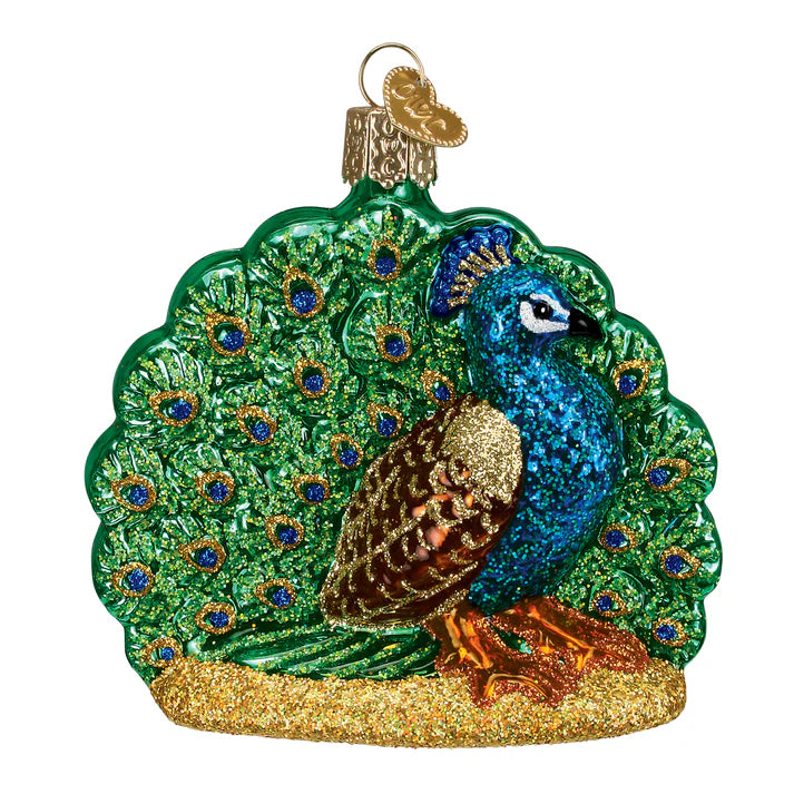 ORNAMENT PROUD PEACOCK