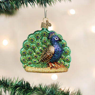 ORNAMENT PROUD PEACOCK