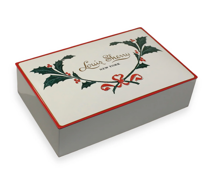 TIN CHOCOLATE 12-PIECE HOLLY #76591