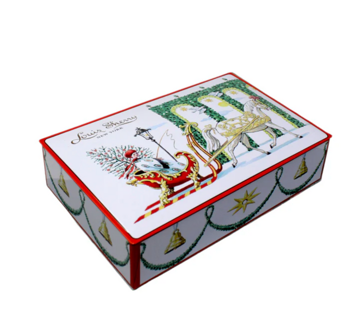 TIN CHOCOLATE 12-PIECE HARRISON HOWARD SLEIGH #76594