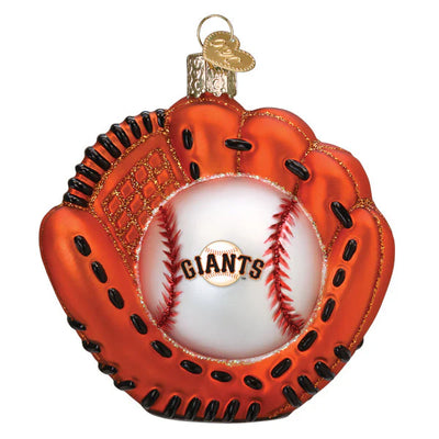 ORNAMENT GIANTS BASEBALL MITT