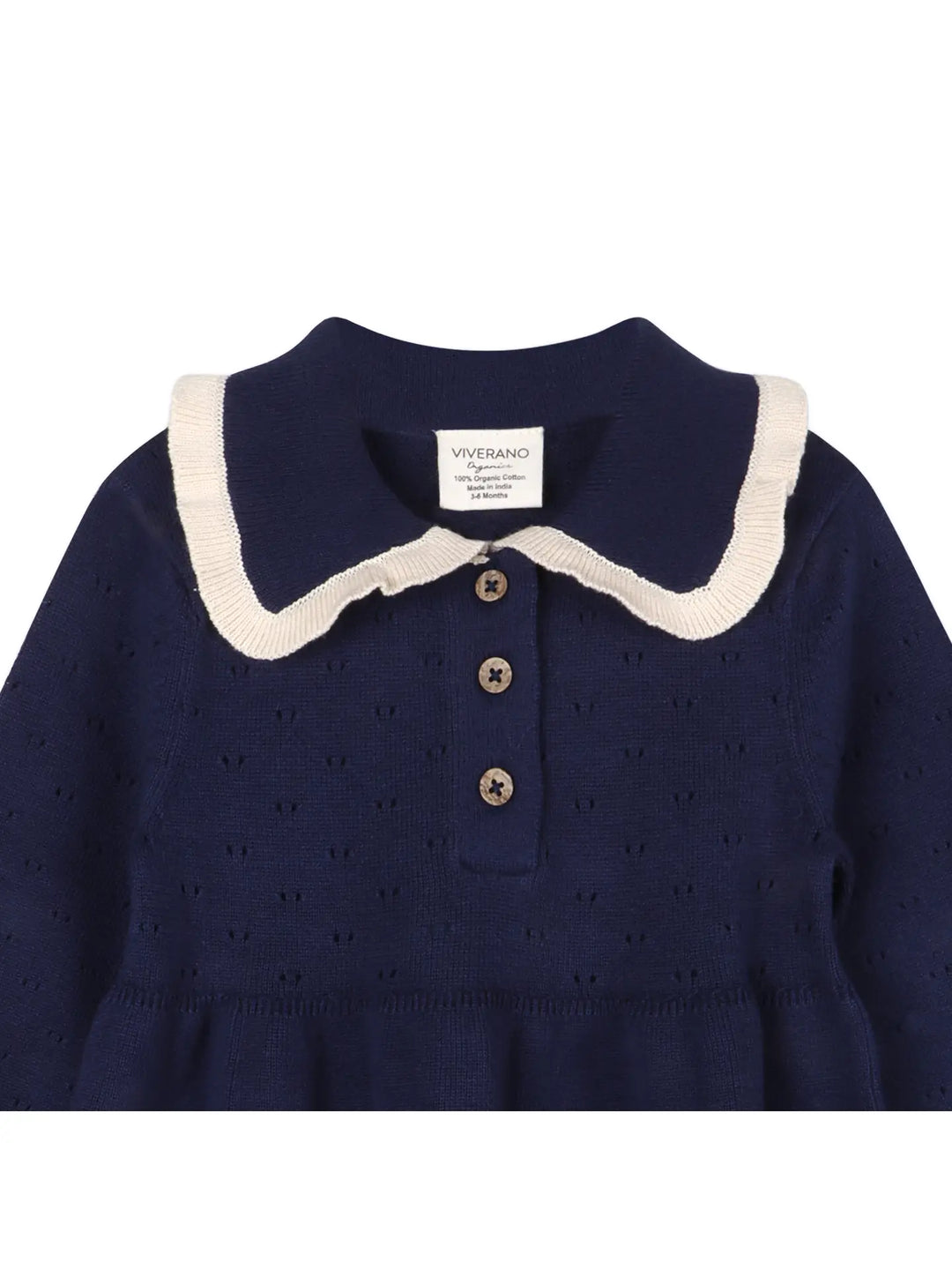 DRESS RUFFLE COLLAR SWEATER KNIT