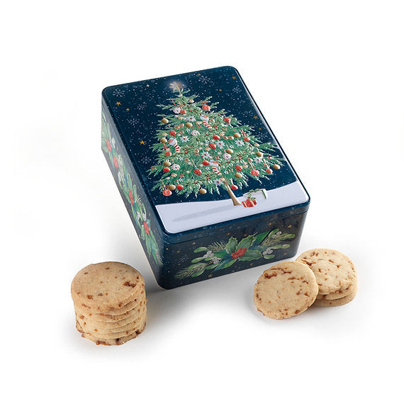 BISCUITS CHRISTMAS TREE TIN RECTANGLE #77086
