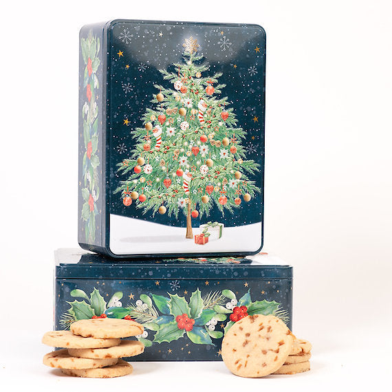 BISCUITS CHRISTMAS TREE TIN RECTANGLE #77086