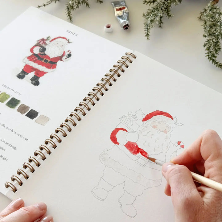 WORKBOOK WATERCOLOR CLASSIC CHRISTMAS