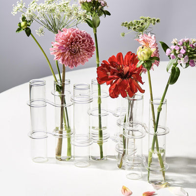 VASE 8 ATTACHED FLOWER TUBE #77473