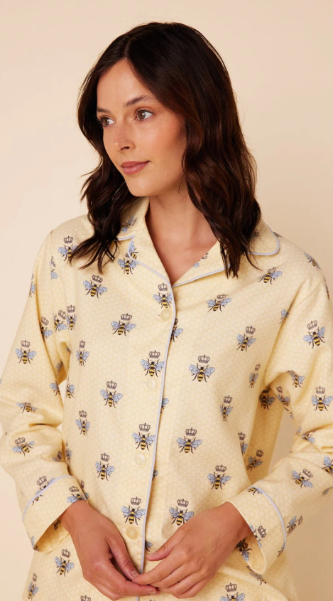 PAJAMA LONG BEE HONEY FLANNEL