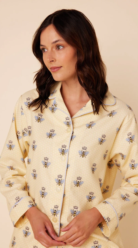 PAJAMA LONG BEE HONEY FLANNEL (Available in 4 Sizes)