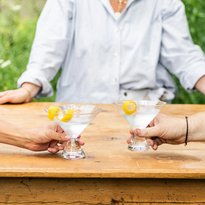 SET/2 MARTINI GLASS WESTPORT STEMLESS #77751