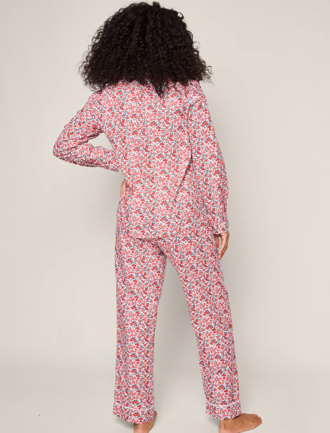 PAJAMA SET LONG FLEURS DE BOIS