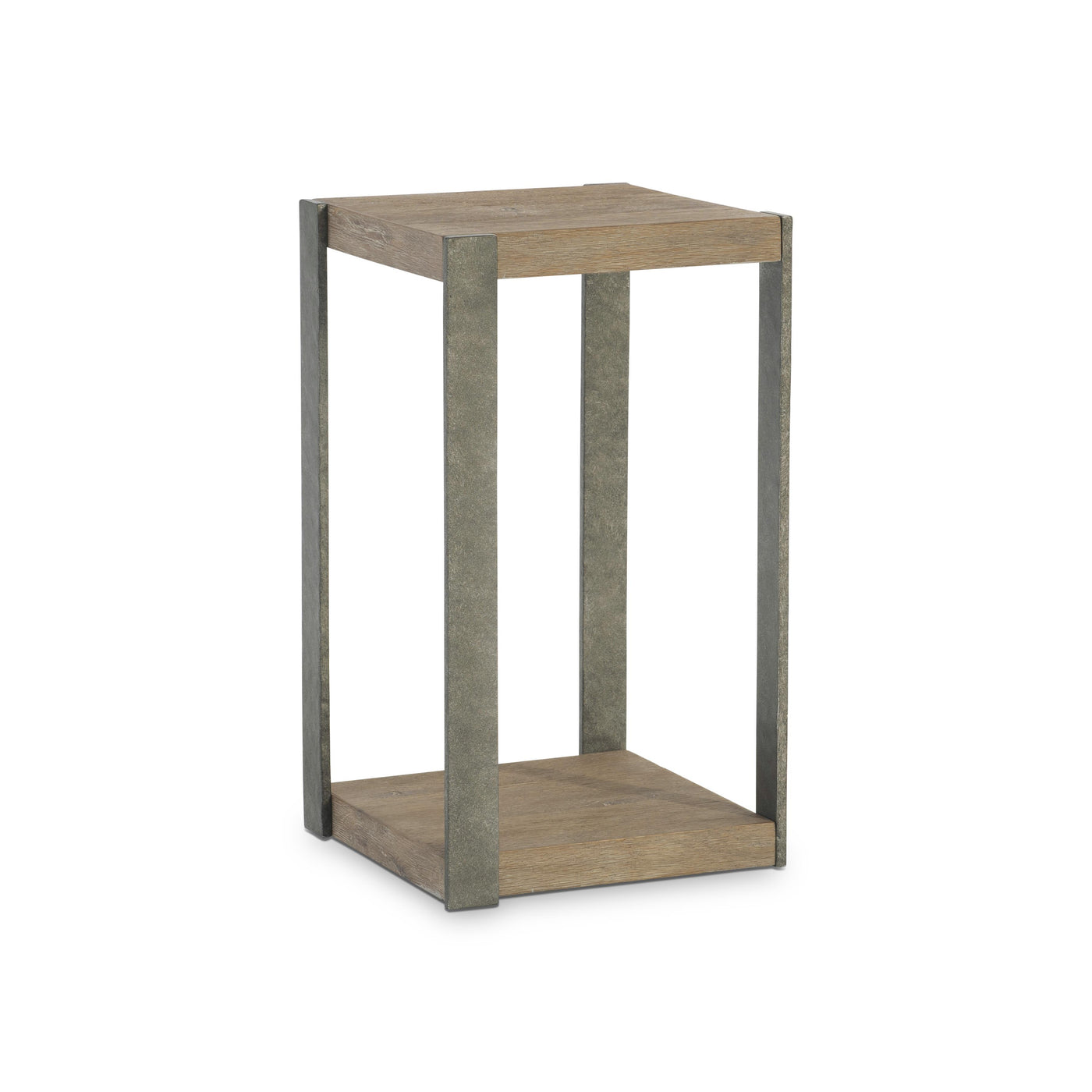 TABLE SIDE WOOD AURUM & METAL LEGS #77899