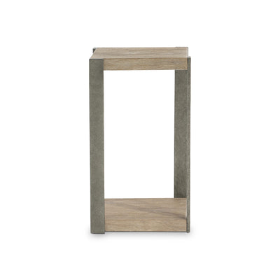 TABLE SIDE WOOD AURUM & METAL LEGS #77899