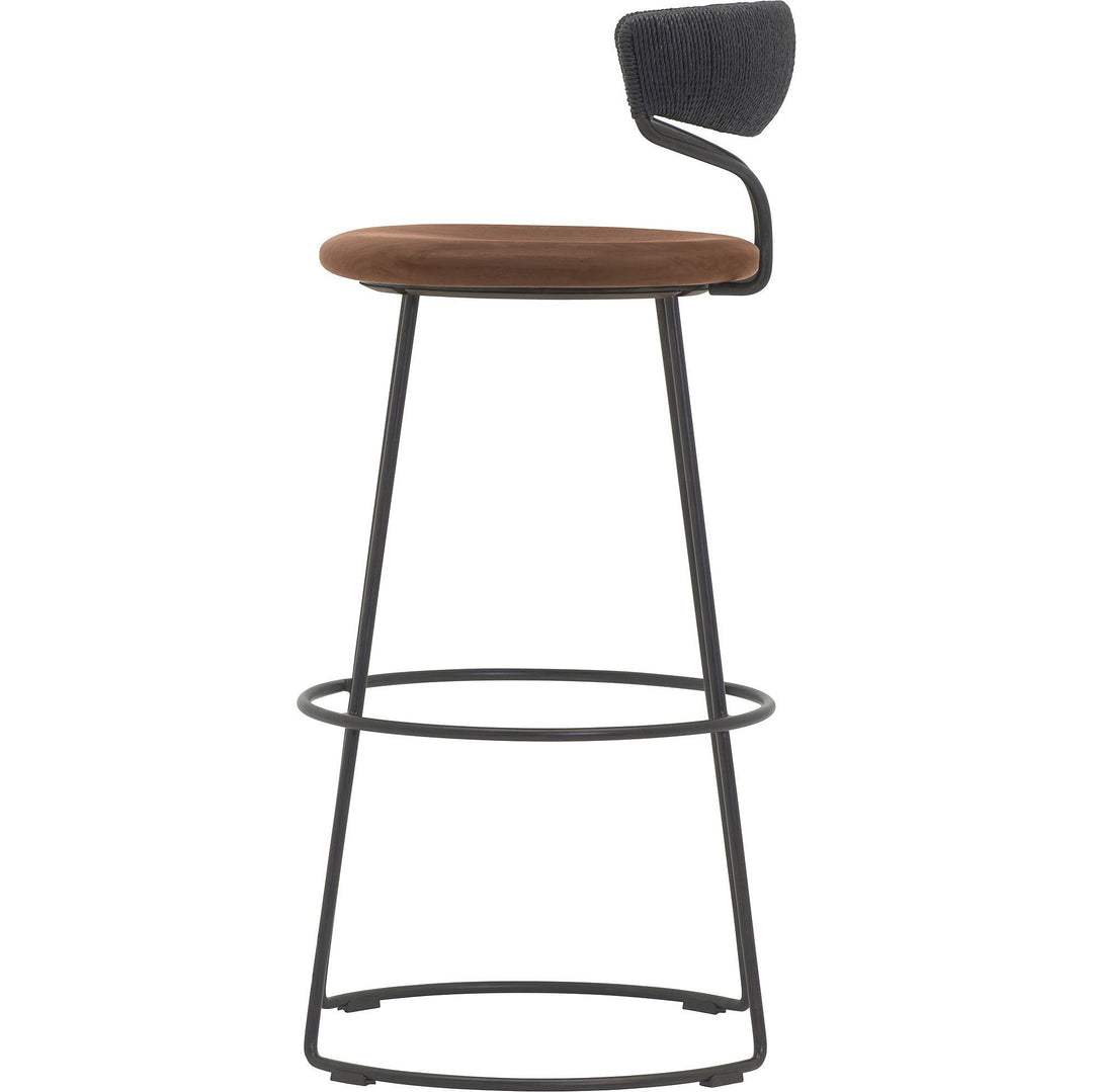 DANISH CORD SWIVEL BARSTOOL