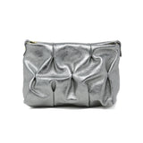HANDBAG LEATHER METALLIC