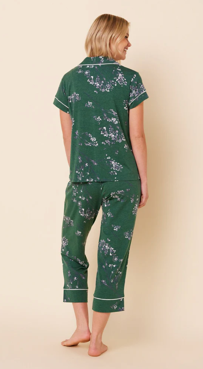 PAJAMA SET CAPRI PIMA WILLOW HUNTER (NRD)