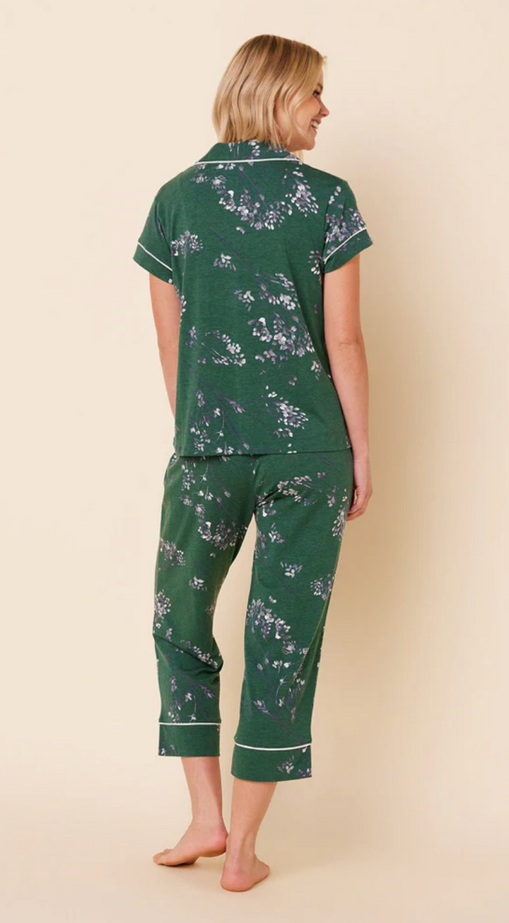 PAJAMA SET CAPRI PIMA WILLOW HUNTER (NRD)