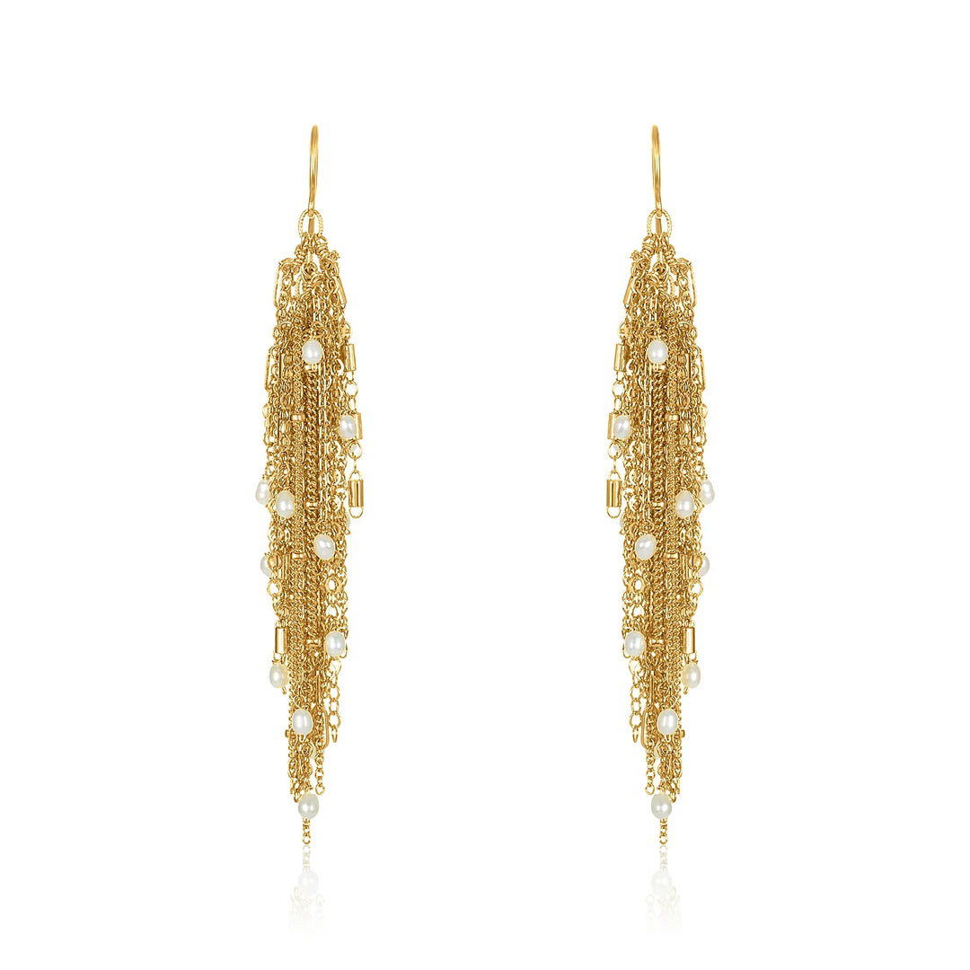EARRINGS ARIA WATERFALL IN PEARL #78310