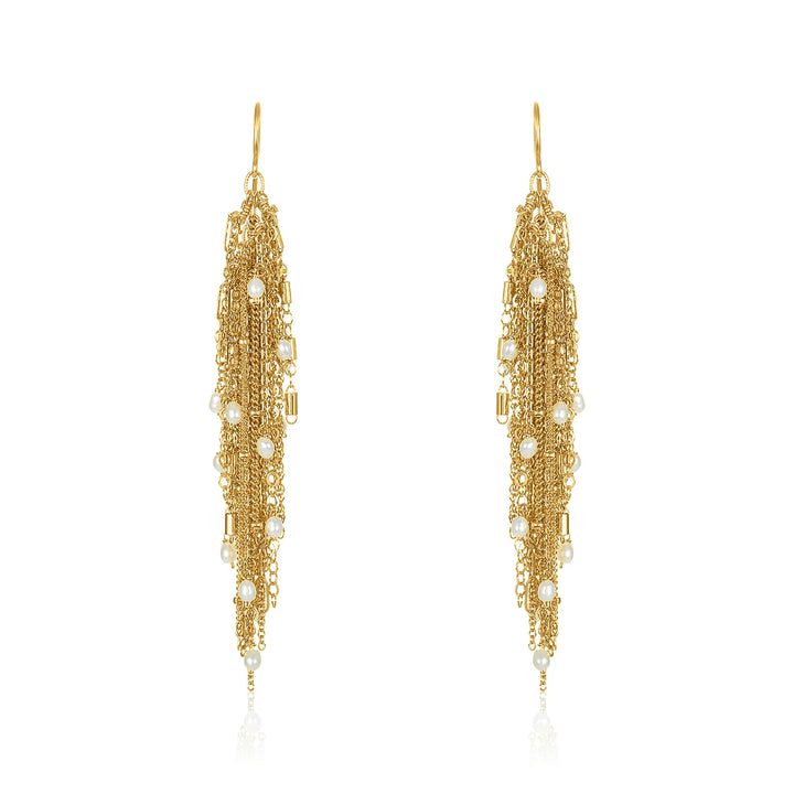 EARRINGS ARIA WATERFALL IN PEARL #78310